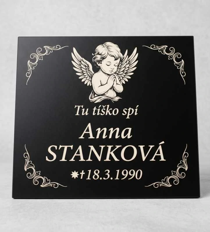 Náhrobná tabuľka obdĺžnik - rôzne veľkosti