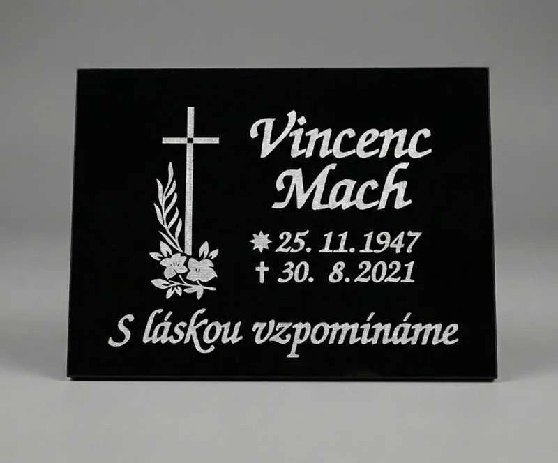 Náhrobná tabuľka obdĺžnik