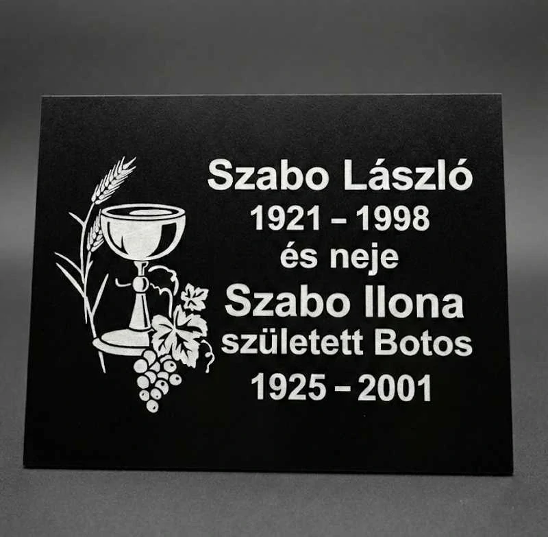 Náhrobná tabuľka obdĺžnik
