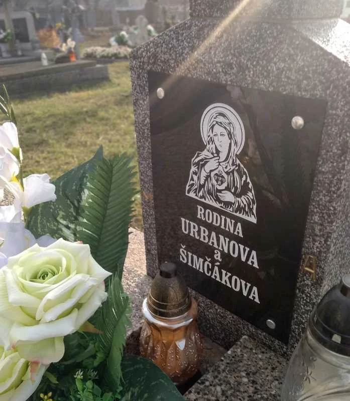 Náhrobná tabuľka obdĺžnik