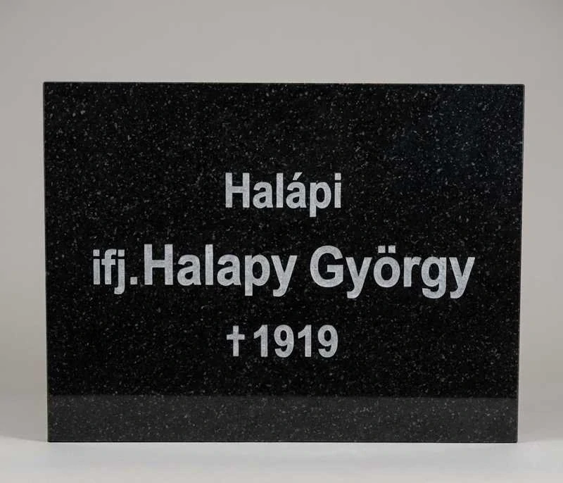 Náhrobná tabuľa žulová obdĺžnik (hrúbka 1cm)