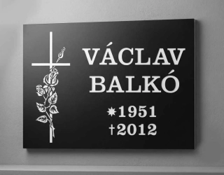 Náhrobná tabuľka obdĺžnik 